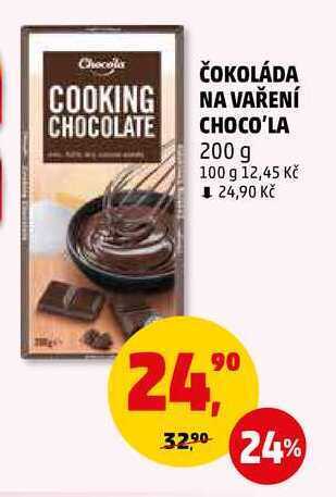 Penny Market Čokoláda na vaření choco'la, 200 g nabídka