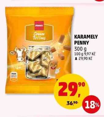 Penny Market Karamely penny, 300 g nabídka