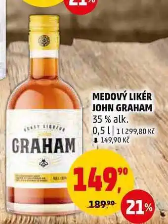 Penny Market Medový likér john graham, 0,5 l nabídka