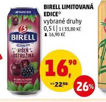 Penny Market Birell limitovaná edice, 0,5 l nabídka