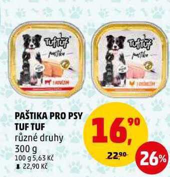 Penny Market Paštika pro psy tuf tuf, 300 g nabídka