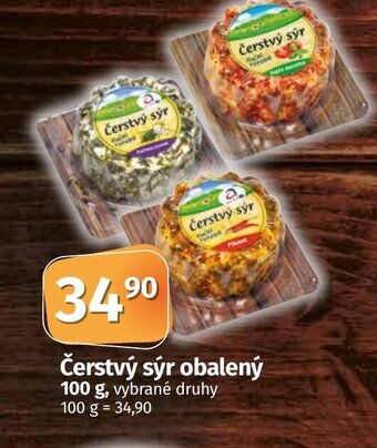 COOP TIP Čerstvý sýr obalený nabídka