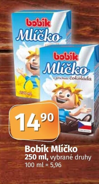 COOP TIP Bobík Mlíčko 250 ml nabídka