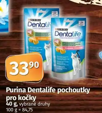 COOP TIP Purina Dentalife pochoutky pro kočky 40 g nabídka
