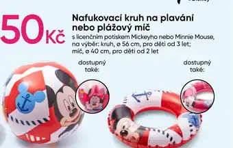 Nafukovací kruh na plavání nebo plážový míč