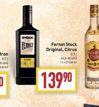 Billa Fernet stock nabídka