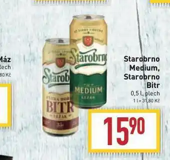 Billa Staropramen medium nabídka
