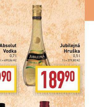 Billa Jubilejná hruška nabídka
