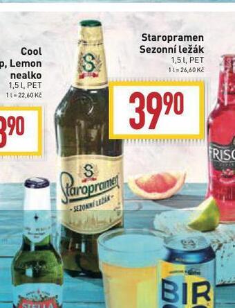Billa Staropramen sezonní ležák nabídka