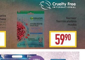 Billa Garnier textilní pleťová maska nabídka