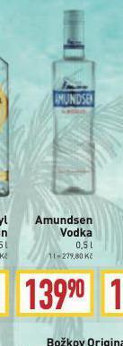 Billa Amundsen vodka nabídka