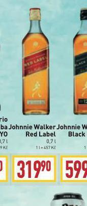 Billa Johnnie walker red label nabídka