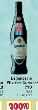 Billa Legendario elixir de cuba 7yo nabídka