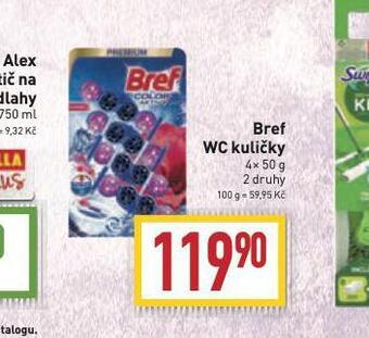 Billa Bref wc kuličky nabídka