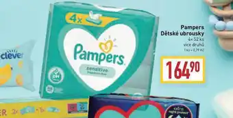 Billa Pampers dětské vlhčené ubrousky nabídka