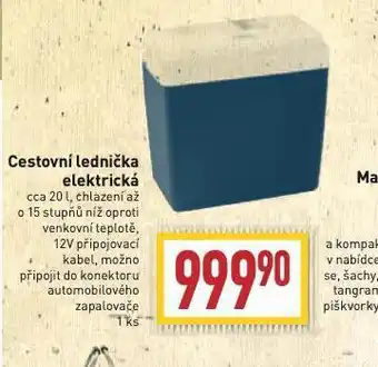 Cestovní lednička elektrická