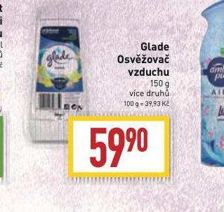 Billa Glade osvěžovač vzduchu nabídka