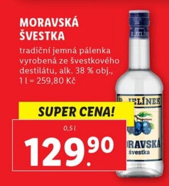 Lidl MORAVSKÁ ŠVESTKA nabídka