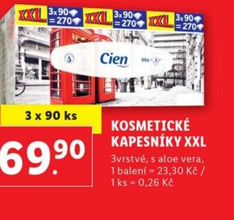 Lidl KOSMETICKÉ KAPESNÍKY XXL nabídka