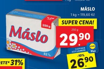 Lidl MÁSLO nabídka