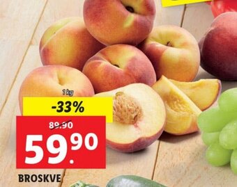 Lidl BROSKVE nabídka
