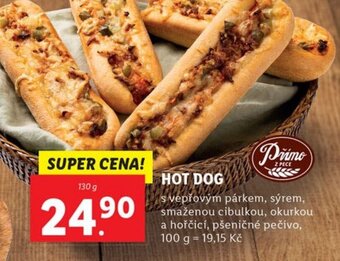Lidl HOT DOG nabídka
