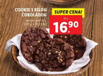 Lidl COOKIES BÍLOU ČOKOLÁDOU nabídka