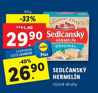 Lidl SEDLČANSKÝ HERMELÍN nabídka