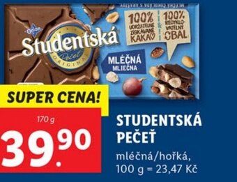 Lidl STUDENTSKÁ PECET nabídka