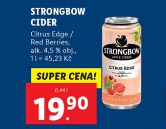 Lidl STRONGBOW CIDER nabídka