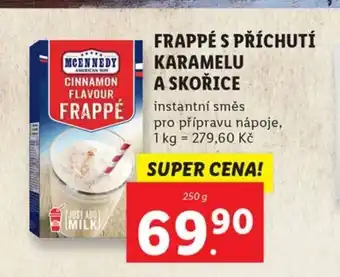 FRAPPÉ S PŘÍCHUTÍ KARAMELU A SKOŘICE