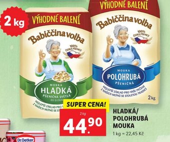 Lidl HLADKÁ/ POLOHRUBÁ MOUKA nabídka