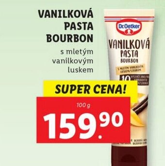 Lidl VANILKOVÁ PASTA BOURBON nabídka