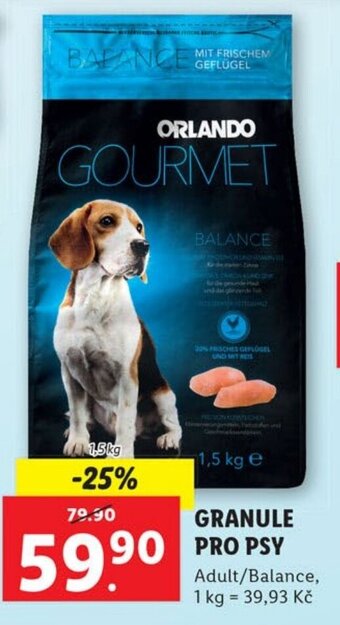 Lidl GRANULE PRO PSY nabídka