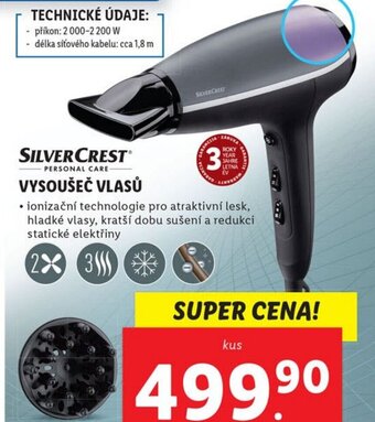 Lidl VYSOUŠEČ VLASŮ nabídka