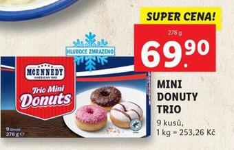 Lidl Mini donut trio nabídka