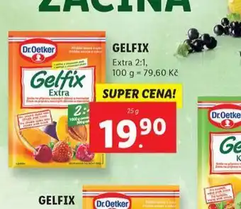 Lidl Dr. oetker gelfix extra 2:1 nabídka