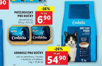 Lidl Coshida granule pro kočky nabídka