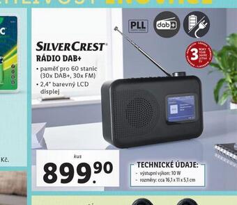 Lidl Rádio dab+ nabídka
