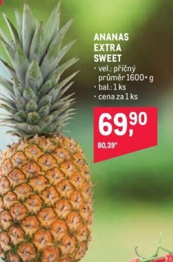 Makro ANANAS EXTRA SWEET nabídka