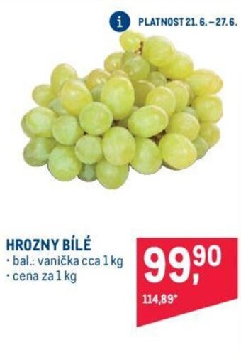 Makro HROZNY BÍLÉ nabídka
