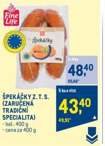 Makro ŠPEKÁČKY Z. T. S. (ZARUČENÁ TRADIČNÍ SPECIALITA) nabídka