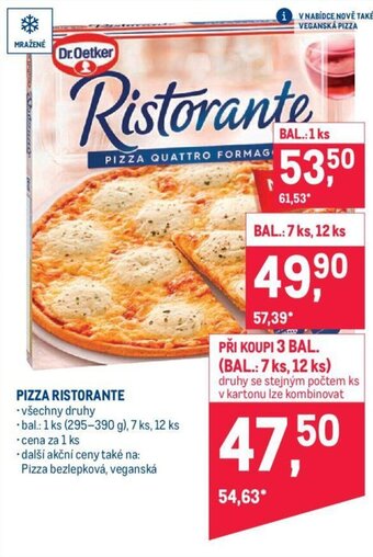 Makro PIZZA RISTORANTE nabídka