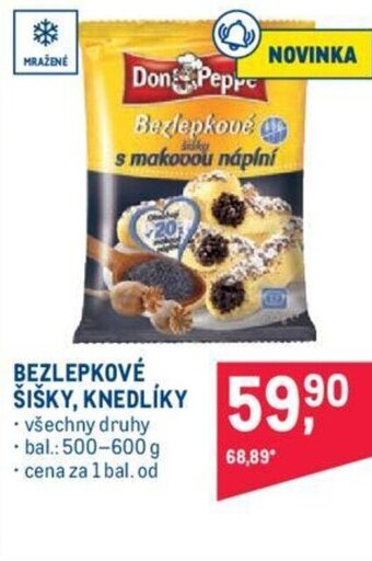 Makro BEZLEPKOVÉ ŠIŠKY, KNEDLÍKY nabídka