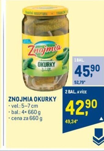 Makro ZNOJMIA OKURKY nabídka