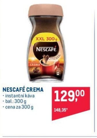 Makro NESCAFÉ CREMA nabídka