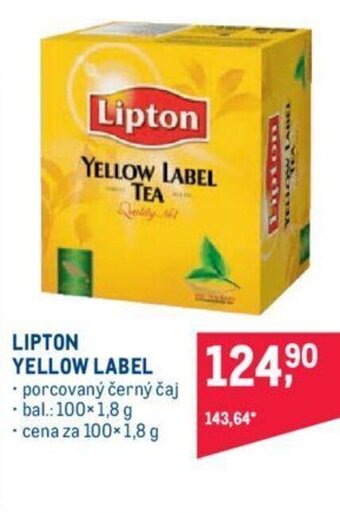 Makro LIPTON YELLOW LABEL nabídka