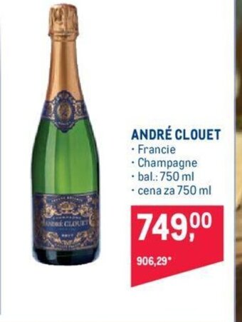 Makro ANDRÉ CLOUET nabídka