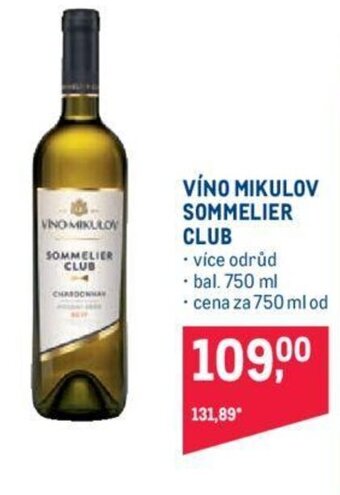 VÍNO MIKULOV SOMMELIER CLUB