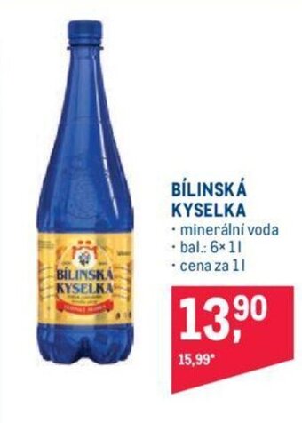 Makro BÍLINSKÁ KYSELKA nabídka
